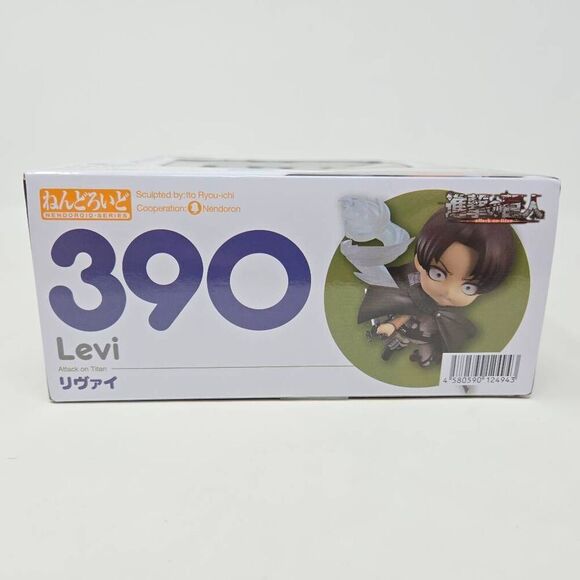 ATTACK ON TITAN LEVI ACKERMAN NENDOROID 390 PVC FIGURE GOOD SMILE COMPANY NEW - Picture 6 of 6